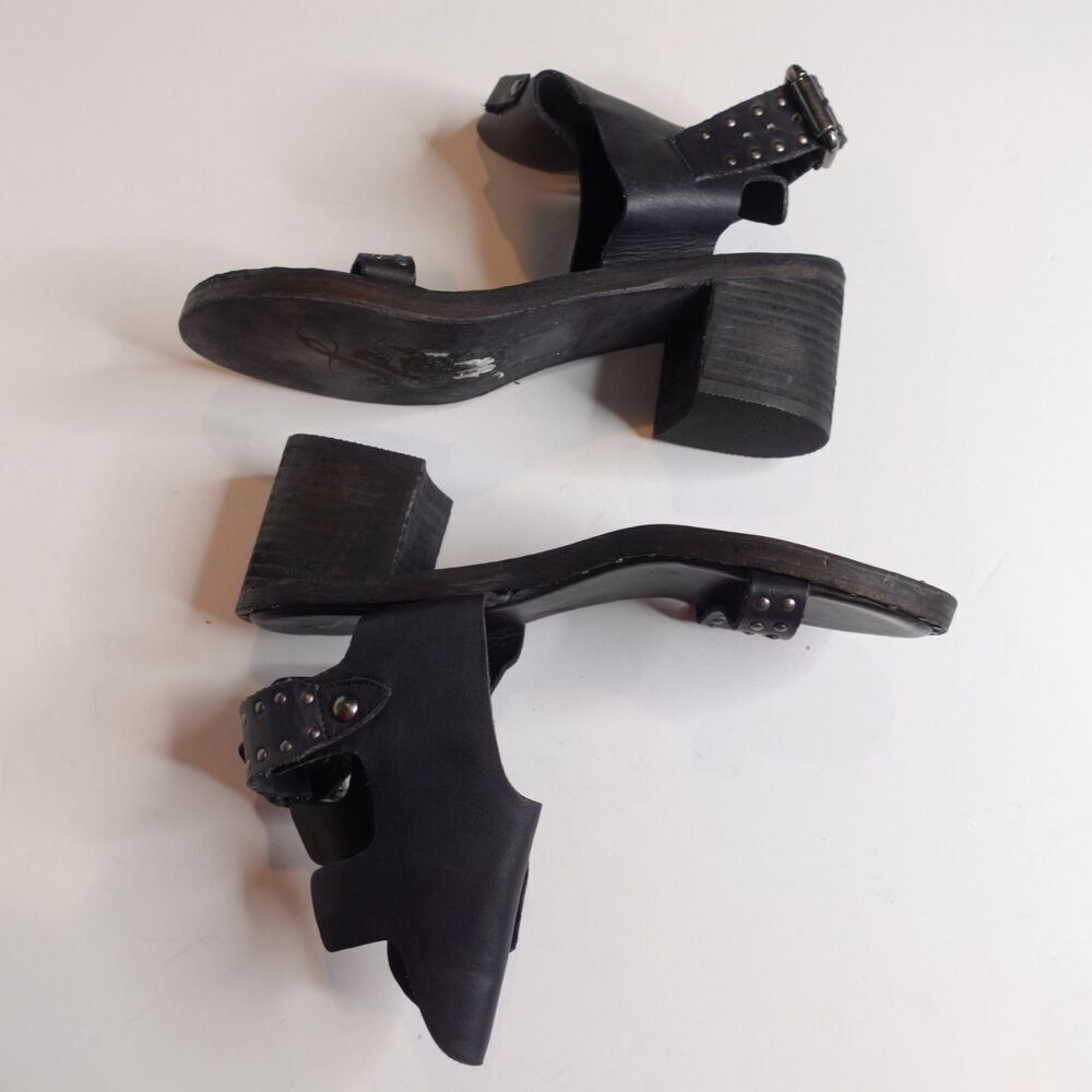 Free People Happiness Block Heel Sandal Size 37 Flawed (read description) - Picture 2 of 9